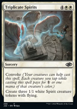 Triplicate Spirits⁣ - Jumpstart 2022⁣ (Common)⁣ [258]