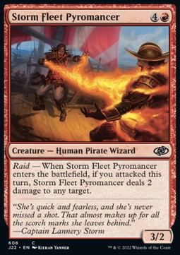 Storm Fleet Pyromancer⁣ - Jumpstart 2022⁣ (Common)⁣ [608]