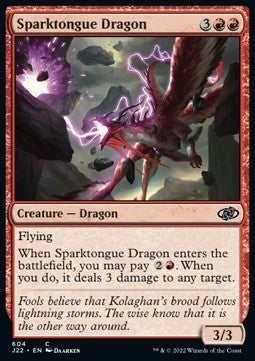 Sparktongue Dragon⁣ - Jumpstart 2022⁣ (Common)⁣ [604]