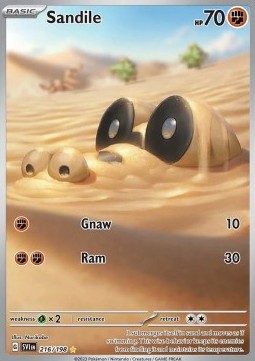 Sandile - Scarlet & Violet (Illustration Rare) [SVI-216]