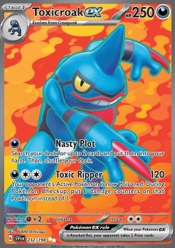 Toxicroak ex - Scarlet & Violet (Ultra Rare) [232]