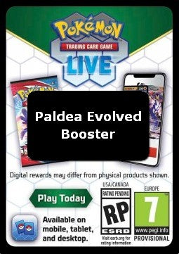 Live Code Card (Booster)⁣ - Paldea Evolved⁣ (Online Code Card)