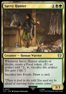 Savvy Hunter⁣ - Commander: The Lord of the Rings: Tales of Middle-earth⁣ (Uncommon)⁣ [271]