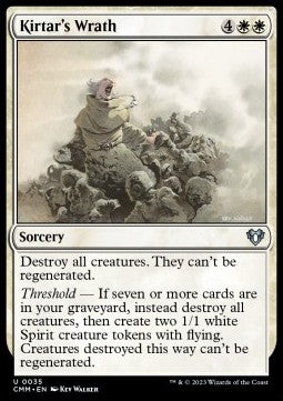 Kirtar's Wrath - Commander Masters (Uncommon) [CMM-35]