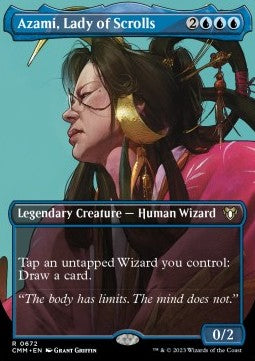 Azami, Lady of Scrolls (V.2) - Commander Masters: Extras (Rare) [XCMM-672]