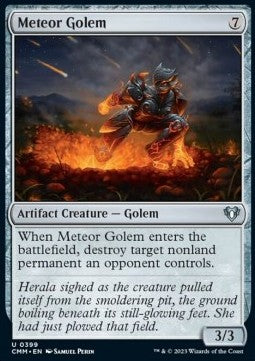 Meteor Golem - Commander Masters (Uncommon) [CMM-399]