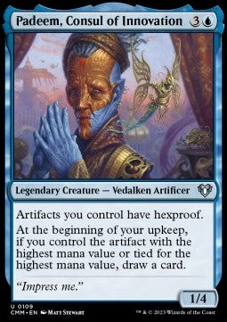 Padeem, Consul of Innovation - Commander Masters (Uncommon) [CMM-109]