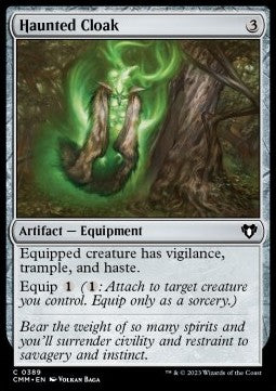 Haunted Cloak - Commander Masters (Common) [CMM-389]