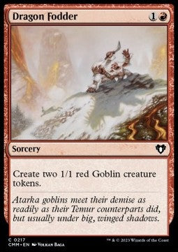 Dragon Fodder - Commander Masters (Common) [CMM-217]