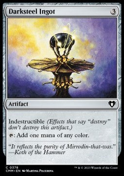 Darksteel Ingot - Commander Masters (Common) [CMM-378]