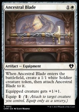 Ancestral Blade - Commander Masters (Common) [CMM-12]