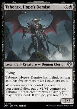 Taborax, Hope's Demise - Commander Masters (Uncommon) [CMM-189]