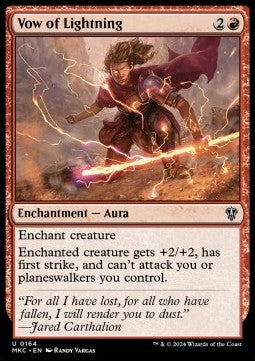 Vow of Lightning⁣ - Commander: Murders at Karlov Manor⁣ (Uncommon)⁣ [164]