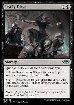 Lively Dirge⁣ - Outlaws of Thunder Junction⁣ (Uncommon)⁣ [93]
