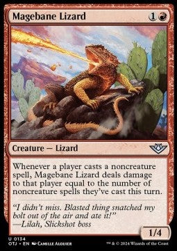 Magebane Lizard⁣ - Outlaws of Thunder Junction⁣ (Uncommon)⁣ [134]