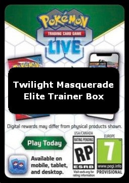 Live Code Card (Elite Trainer Box)⁣ - Twilight Masquerade⁣ (Online Code Card)