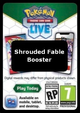 Live Code Card (Booster)⁣ - Shrouded Fable⁣ (Online Code Card)