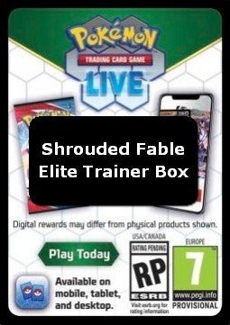 Live Code Card (Elite Trainer Box)⁣ - Shrouded Fable⁣ (Online Code Card)