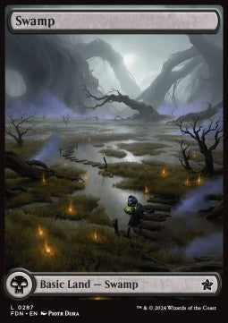 Swamp (V.2) - Magic: The Gathering Foundations: Extras (Land) [XFDN-287]