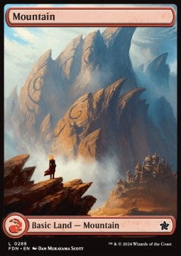 Mountain (V.1) - Magic: The Gathering Foundations: Extras (Land) [XFDN-288]