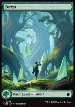 Forest (V.2) - Magic: The Gathering Foundations: Extras (Land) [XFDN-291]