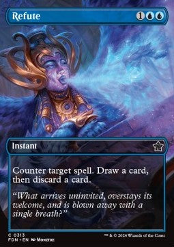 Refute - Magic: The Gathering Foundations: Extras (Common) [XFDN-313]