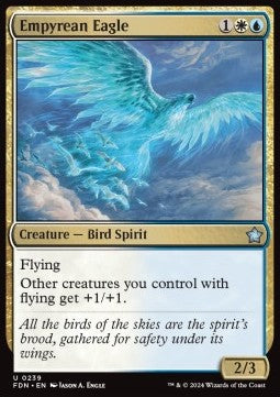 Empyrean Eagle - Magic: The Gathering Foundations (Uncommon) [FDN-239]