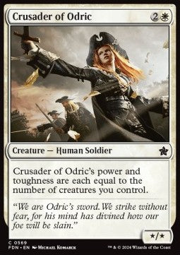 Crusader of Odric - Magic: The Gathering Foundations: Starter Collection (Common) [SFDN-569]
