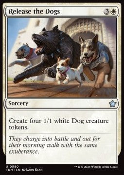 Release the Dogs - Magic: The Gathering Foundations: Starter Collection (Uncommon) [SFDN-580]