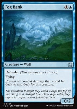 Fog Bank - Magic: The Gathering Foundations: Starter Collection (Uncommon) [SFDN-591]