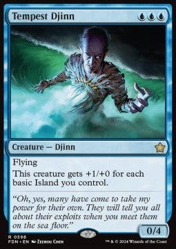 Tempest Djinn - Magic: The Gathering Foundations: Starter Collection (Rare) [SFDN-598]