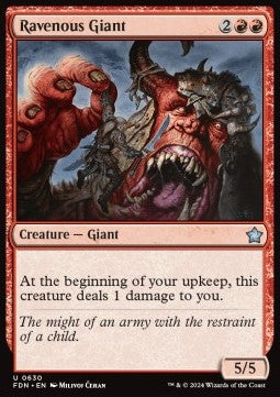 Ravenous Giant - Magic: The Gathering Foundations: Starter Collection (Uncommon) [SFDN-630]