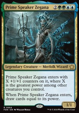 Prime Speaker Zegana - Magic: The Gathering Foundations: Starter Collection (Rare) [SFDN-664]