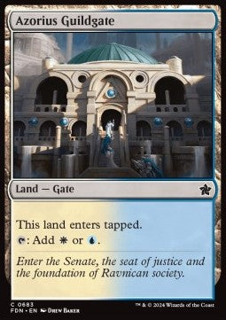 Azorius Guildgate - Magic: The Gathering Foundations: Starter Collection (Common) [SFDN-683]