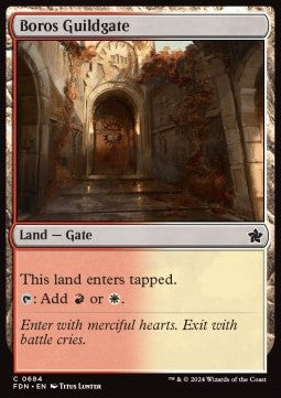 Boros Guildgate - Magic: The Gathering Foundations: Starter Collection (Common) [SFDN-684]