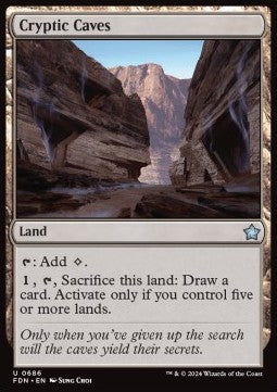 Cryptic Caves - Magic: The Gathering Foundations: Starter Collection (Uncommon) [SFDN-686]