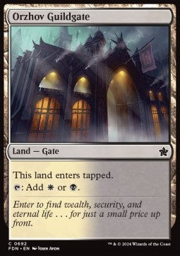 Orzhov Guildgate - Magic: The Gathering Foundations: Starter Collection (Common) [SFDN-692]