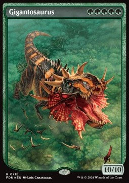 Gigantosaurus - Magic: The Gathering Foundations: Starter Collection (Rare) [SFDN-718]