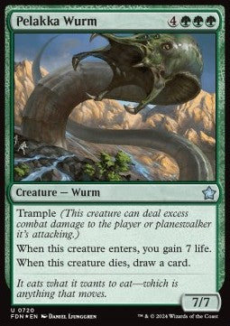 Pelakka Wurm - Magic: The Gathering Foundations: Starter Collection (Uncommon) [SFDN-720]