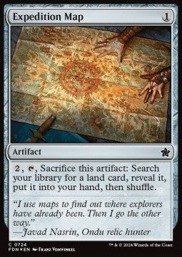 Expedition Map - Magic: The Gathering Foundations: Starter Collection (Common) [SFDN-724]