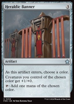 Heraldic Banner - Magic: The Gathering Foundations (Uncommon) [FDN-254]