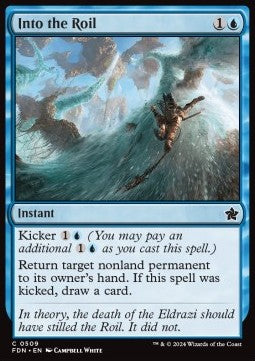 Into the Roil - Magic: The Gathering Foundations: Beginner Box (Common) [BFDN-509]