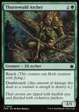 Thornweald Archer - Magic: The Gathering Foundations: Beginner Box (Common) [BFDN-559]