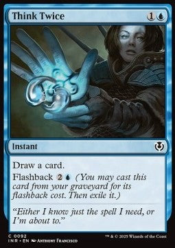 Think Twice⁣ - Innistrad Remastered⁣ (Common)⁣ [92]