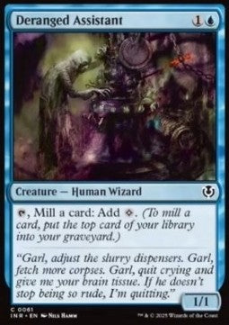 Deranged Assistant⁣ - Innistrad Remastered⁣ (Common)⁣ [61]