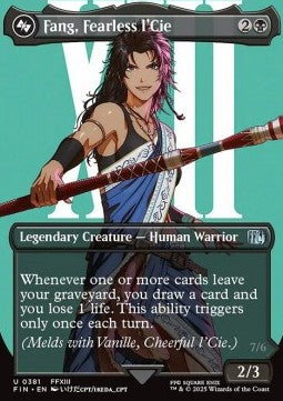 Fang, Fearless l'Cie // Ragnarok, Divine Deliverance (V.1) - Magic: The Gathering - FINAL FANTASY: Extras (Uncommon) [XFIN-381]