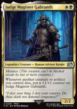 Judge Magister Gabranth - Magic: The Gathering - FINAL FANTASY (Uncommon) [FIN-230]