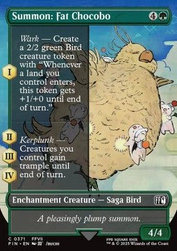 Summon: Fat Chocobo - Magic: The Gathering - FINAL FANTASY: Extras (Common) [XFIN-371]