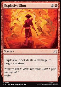 Explosive Shot (V.1) - Magic: The Gathering | Avatar: The Last Airbender: Eternal (Common) [TLE-236]