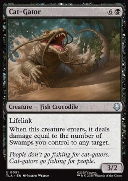 Cat-Gator - Magic: The Gathering | Avatar: The Last Airbender (Uncommon) [TLA-91]